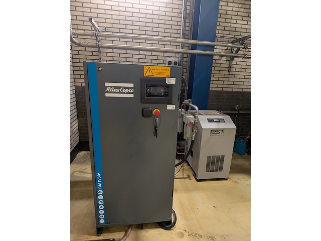 Compressor met conditionerinsunit en met waterafscheider, atlas copco airpower | fst, ga11vsds p, 2024 - afbeelding 1 van  19