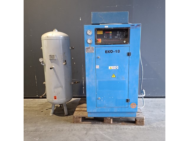 Compressor met drukvat, ekomak en oks, eko 18 - afbeelding 1 van  21