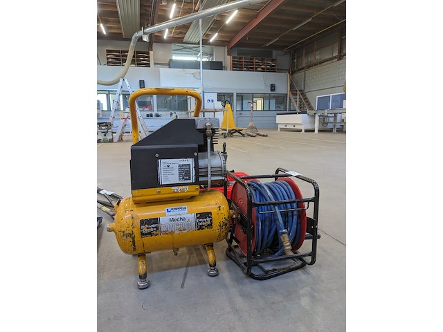 Compressor met luchtslanghaspel mecha concorde, ct10 - afbeelding 1 van  8