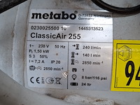 Compressor metabo, classic air 255, bouwjaar 2011 - afbeelding 3 van  6