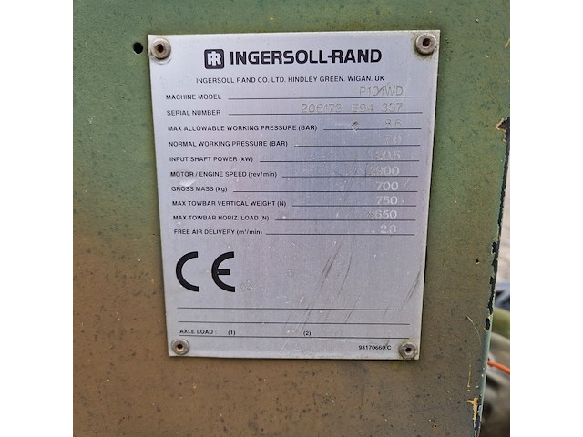 Compressor mobiel, ingersoll-rand, p101wd - afbeelding 35 van  39