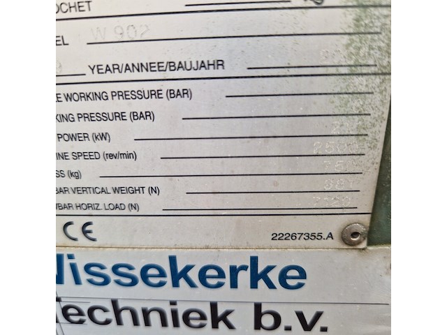 Compressor mobiel, ingersoll-rand, w902, 2005 - afbeelding 10 van  38