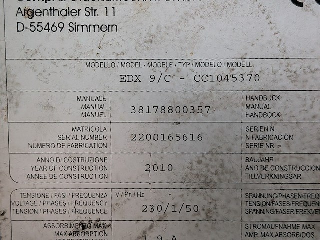 Compressor opstelling compair - afbeelding 8 van  11