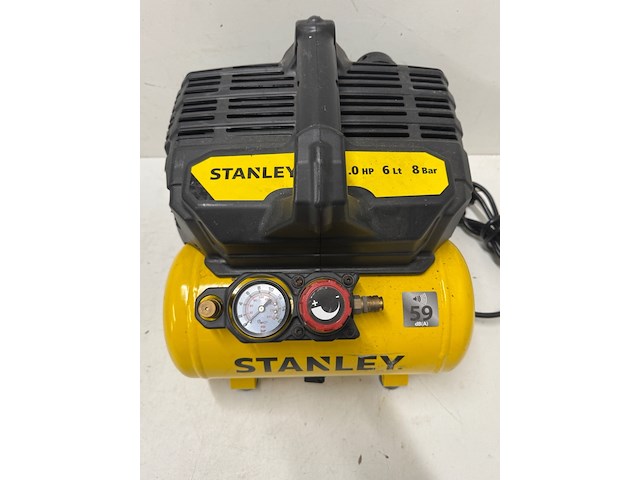 Compressor, stanley, dst 100/8/6, geel - afbeelding 3 van  4