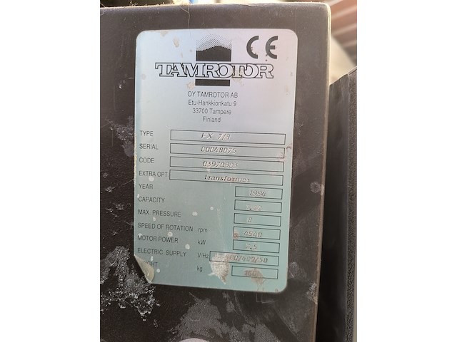 Compressor tamrotor, fx7/8 - afbeelding 10 van  10