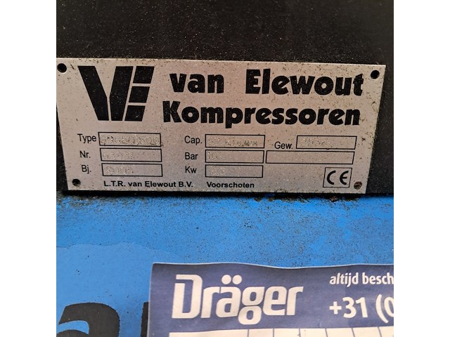 Compressor, van elewout kompressoren, gb850.500, 2005 - afbeelding 7 van  10