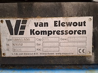 Compressor, van elewout kompressoren, gb850.500, 2005 - afbeelding 2 van  8