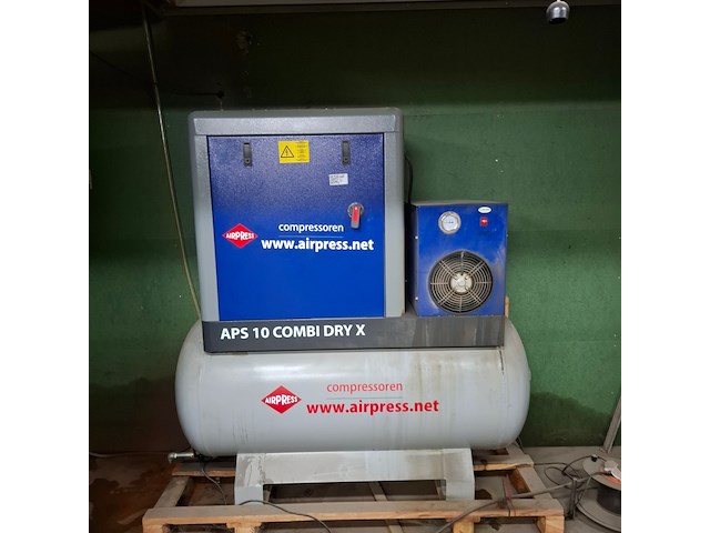 Compressor v.v. luchtdroger airpress, aps 10 combi dry x, bouwjaar 2021 - afbeelding 1 van  9