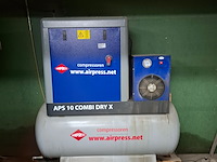 Compressor v.v. luchtdroger airpress, aps 10 combi dry x, bouwjaar 2021 - afbeelding 1 van  9