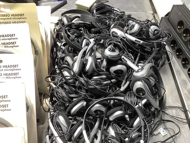 Compu parts - pc stereo headset - headset (30x) - afbeelding 4 van  4