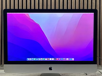 Computer, apple, imac 27-inch retina 5k , 3.2 ghz i5, 32gb werkgeheugen, 2gb videokaart, 1tb opslag, grijs / chroom