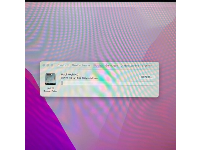 Computer, apple, imac 27-inch retina 5k , 3.2 ghz i5, 32gb werkgeheugen, 2gb videokaart, 1tb opslag, grijs / chroom - afbeelding 5 van  5