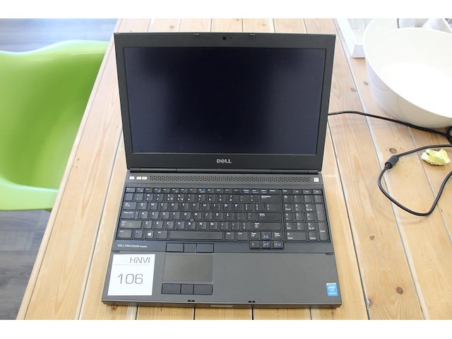 Computer dell precision m4800 met intel core i7, 16 gb ram, 256 gb ssd. met oplader - afbeelding 1 van  3