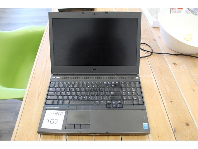 Computer dell precision m4800 met intel core i7, 16 gb ram, 256 gb ssd. met oplader. - afbeelding 1 van  3