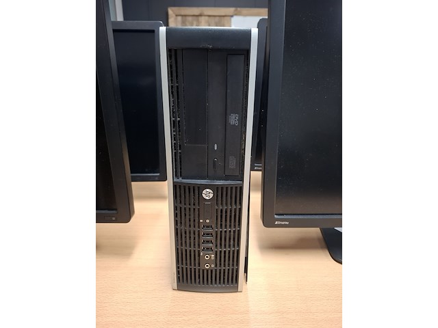 Computer met 2x beeldscherm hp, hp pro 6300 sff i5 - afbeelding 2 van  5