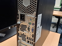 Computer met 2x beeldscherm hp, hp pro 6300 sff i5 - afbeelding 3 van  5