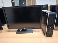 Computer met 2x beeldscherm hp, hp pro 6300 sff i5 - afbeelding 1 van  5