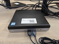 Computer met 2x full hd beeldscherm hp, elitedesk 800 g3 desktop mini - afbeelding 10 van  17