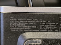 Computer met 2x full hd beeldscherm hp, elitedesk 800 g3 desktop mini - afbeelding 12 van  17