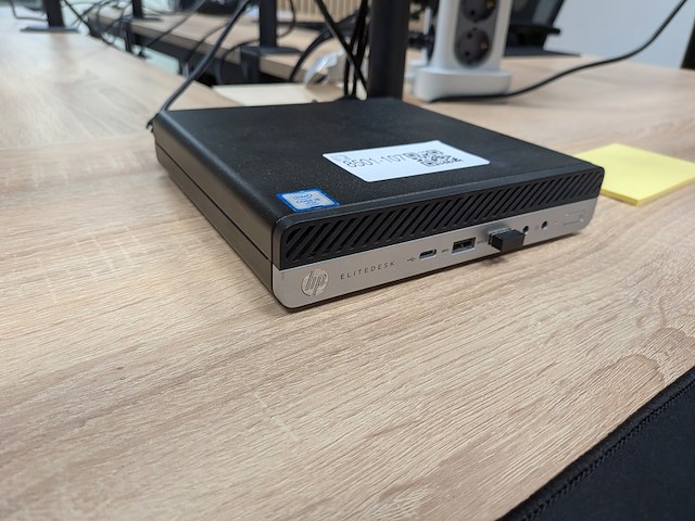 Computer met 2x full hd beeldscherm hp, elitedesk 800 g3 mini - afbeelding 3 van  9