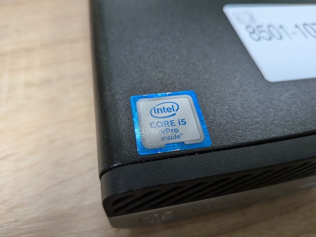 Computer met 2x full hd beeldscherm hp, elitedesk 800 g3 mini - afbeelding 4 van  9