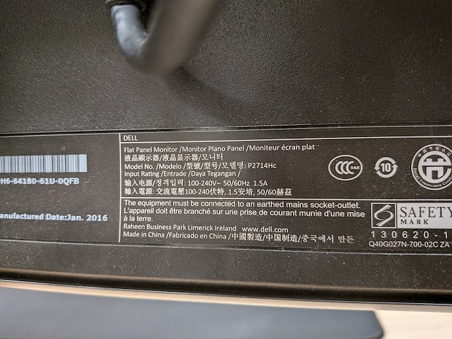 Computer met 2x full hd beeldscherm hp, elitedesk 800 g3 mini - afbeelding 8 van  9