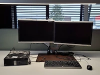 Computer met 2x monitor, dell, optiplex 5040