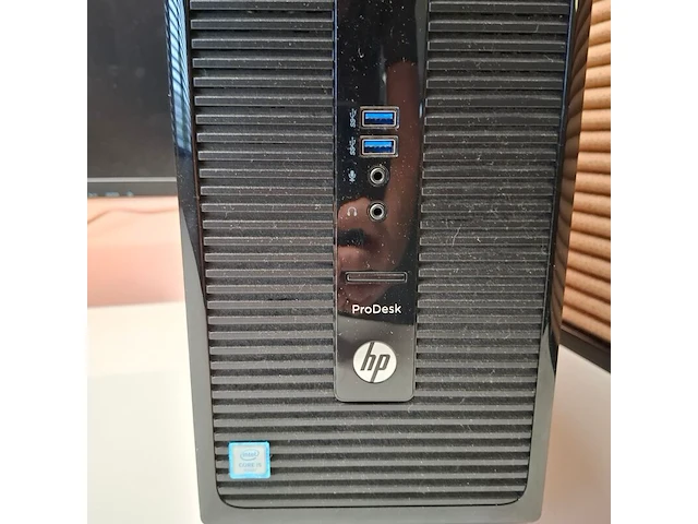 Computer met 2x monitor, hp, prodesk 400 g3 mt business pc, core i5 - afbeelding 5 van  11
