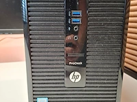 Computer met 2x monitor, hp, prodesk 400 g3 mt business pc, core i5 - afbeelding 5 van  11