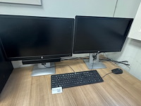 Computer met 2x monitor, hp prodesk 400 g3 - afbeelding 4 van  5