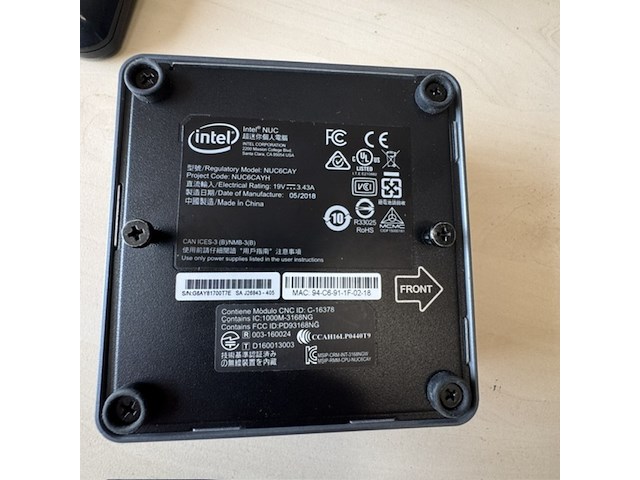 Computer met 2x monitor intel nuc, nuc6cay - afbeelding 2 van  4
