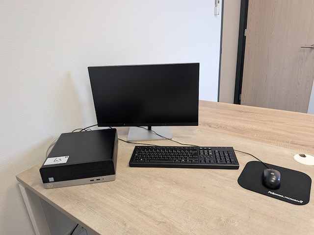 Computer met beeldscherm hp, prodesk 400 g4 - afbeelding 1 van  7
