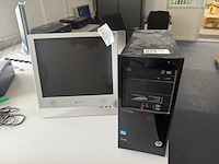 Computer met monitor hp, elite 7500 serie mt, core i5 - afbeelding 2 van  7