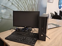 Computer met monitor hp, elitedesk, core i5 vpro - afbeelding 1 van  8