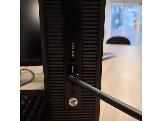 Computer met monitor hp, elitedesk, core i5 vpro - afbeelding 3 van  8