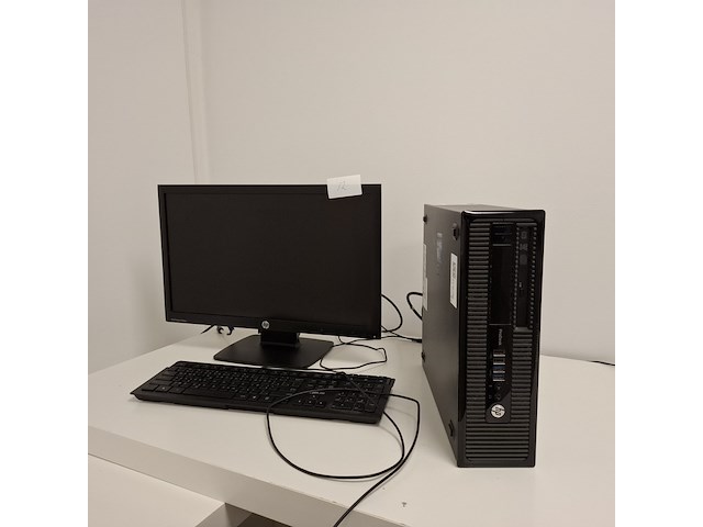 Computer met monitor hp, prodesk 400 g1 sff - afbeelding 1 van  7
