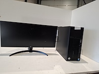 Computer met ultrawide monitor, hp, lg, z230, core i7 - afbeelding 1 van  8