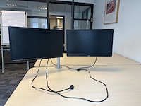 Computersteun, incl. 2x beeldscherm - afbeelding 1 van  6