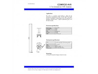 Comrod antenna vhf av8 1.7 m 2 dbi 118-144 mhz - afbeelding 6 van  6