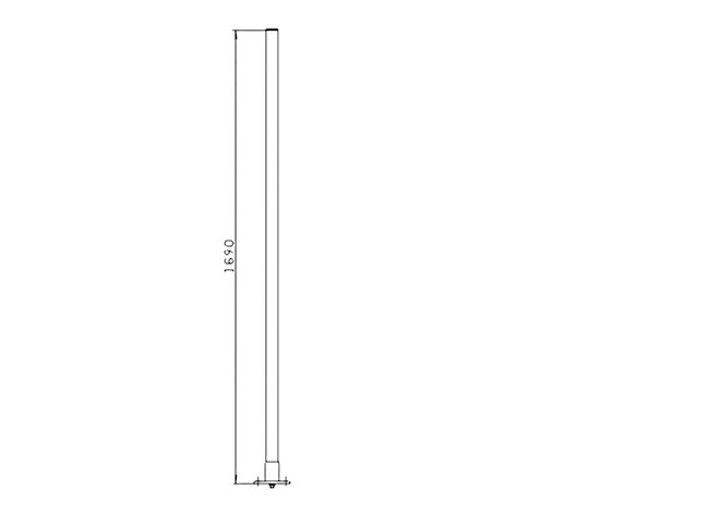 Comrod antenna vhf av8 1.7 m 2 dbi 118-144 mhz - afbeelding 1 van  6