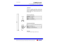 Comrod antenna vhf av8 1.7 m 2 dbi 118-144 mhz - afbeelding 6 van  6