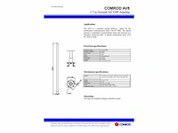 Comrod antenna vhf av8 1.7 m 2 dbi 118-144 mhz - afbeelding 6 van  6