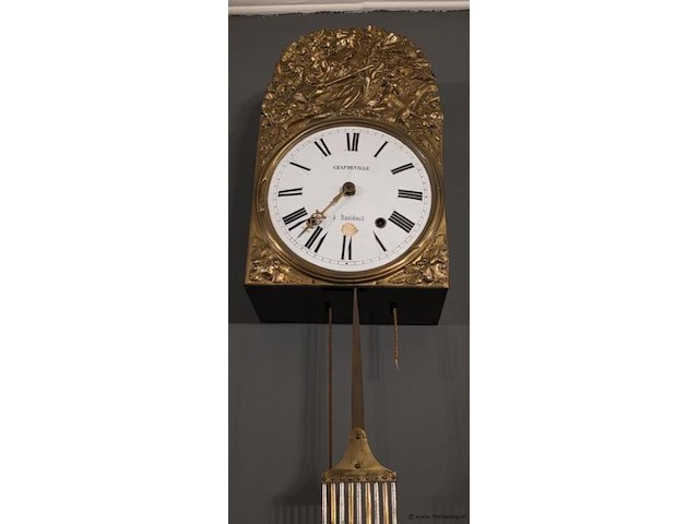 Comtoise klok, antiek - afbeelding 2 van  2