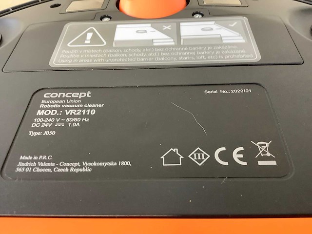Concept robotic vacuum cleaner 2in1 vr2110 robotstofzuiger - afbeelding 6 van  8
