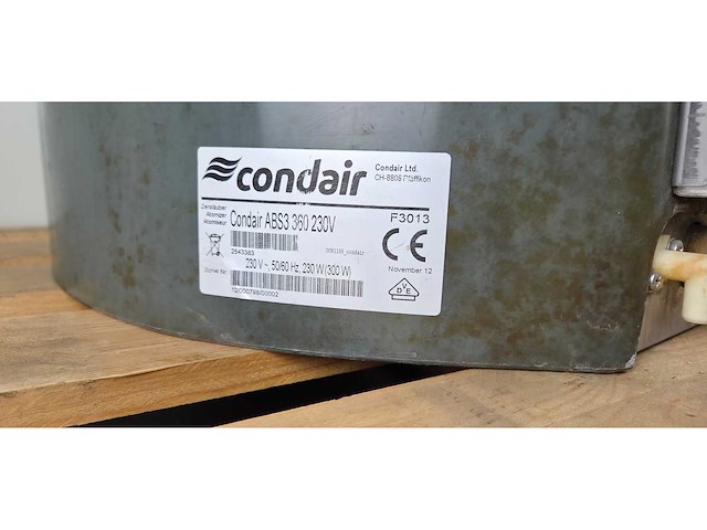 Condair abs3 luchtbevochtiger (5x) - afbeelding 12 van  13