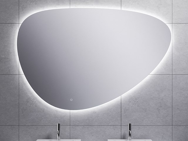 Condensvrije led-spiegel, dimbaar 80 cm. wb, uovo 38.4164 - afbeelding 1 van  4