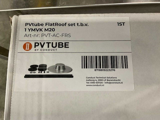 Conduct pv tube flatroof set (3x) - afbeelding 6 van  7