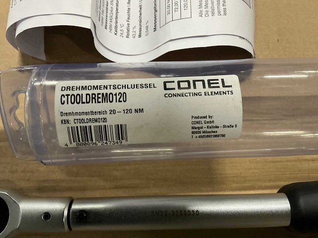 Conel draaimomentsleutel 20-120nm (2x) - afbeelding 3 van  7