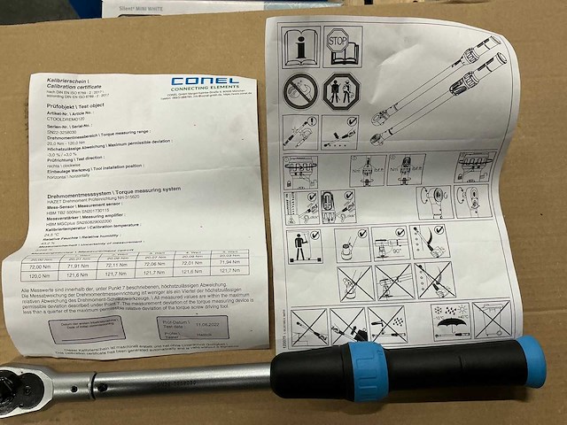 Conel draaimomentsleutel 20-120nm (2x) - afbeelding 6 van  7