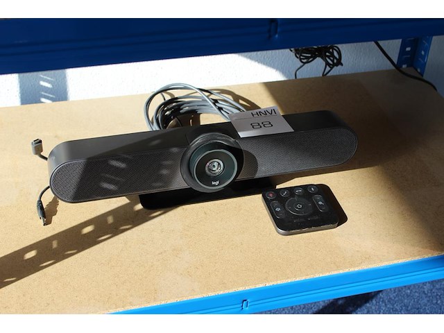 Conferentiespeaker logitec meetup met afstandsbediening. - afbeelding 1 van  2